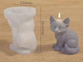 Molde silicona zorrito chico